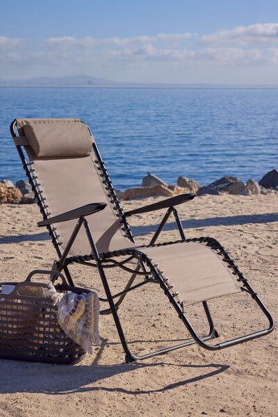 Solstol ULFBORG mørk sand