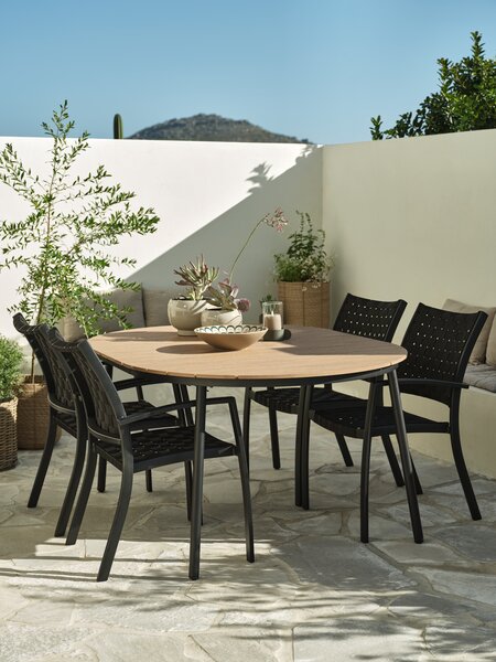 Kerti asztal AKTIVEN ÁTM118xH118/168 cm natúr