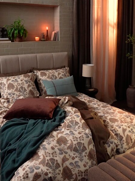 Saténové povlečení MIMMI 140x200 písková