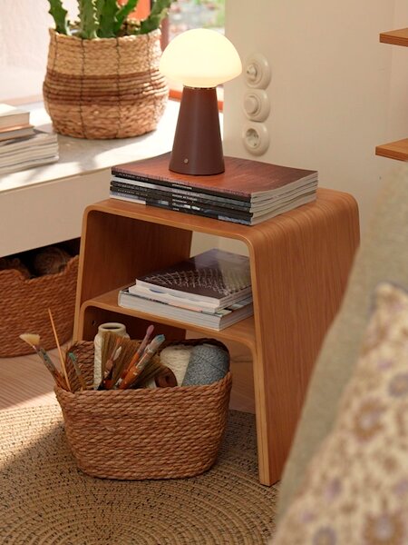 Kruk VANDEL stapelbaar naturel eiken