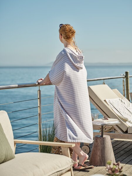 Poncho SJULSMARK Einheitsgröße beige