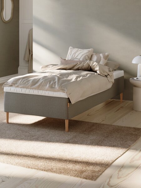 Resårbotten 90x200cm DINGLA + KOLA grå-23 medium