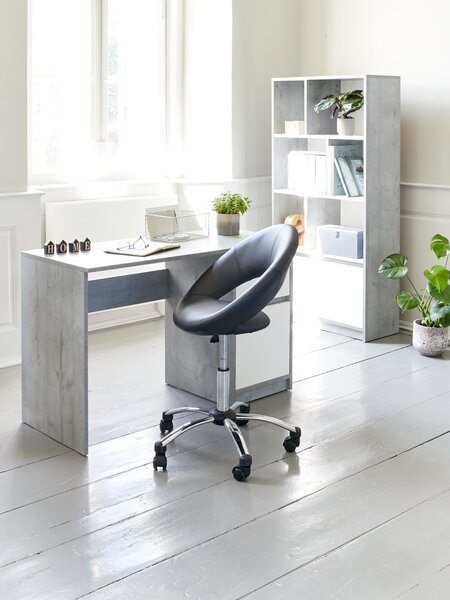 Bureau BILLUND 54x120 cement/wit