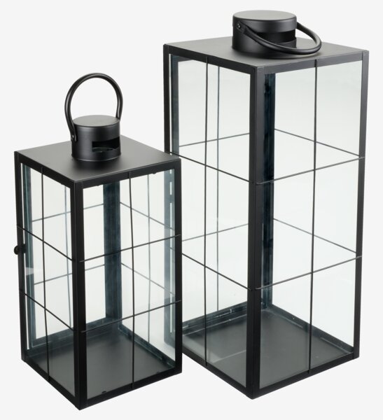 Fenjer VILLADS Š16xD16xV36cm crna