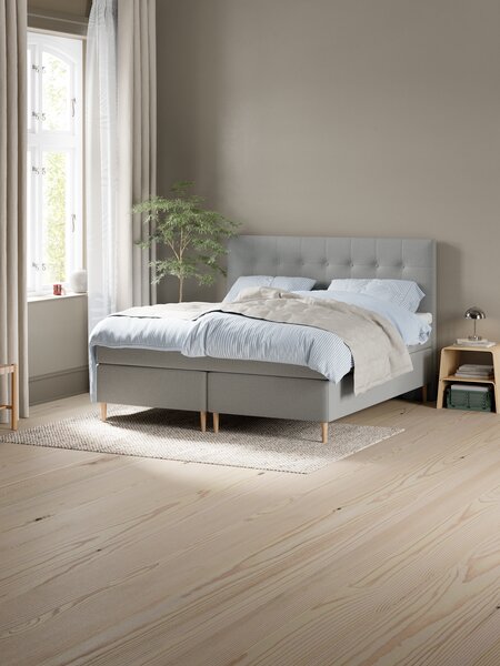 Kontinentalseng 150x200 LYGNA + TOSEN grå-23 Fast