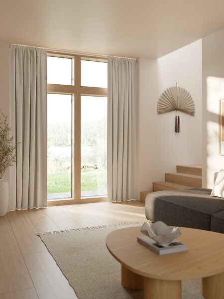 Gardin mörkläggande STADSHOLMEN 1x140x245 beige