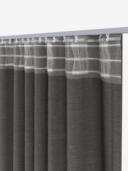 Vorhang GODDO 1x135x245 dunkelgrau