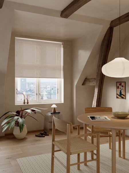 Rullgardin HIDRA 80x170cm beige trådlös