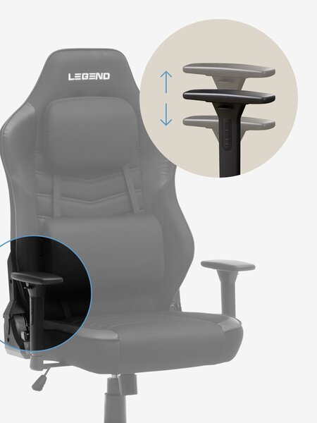 Gaming-Stuhl MELLERUP XL schwarz