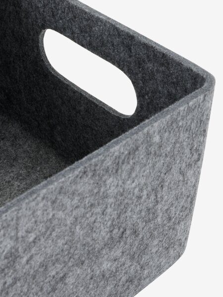 Kurv JOSEF B18×L25×H12cm grå
