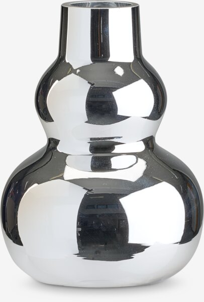 Vaza CHRISTOFFER Ø13xV17cm hrom