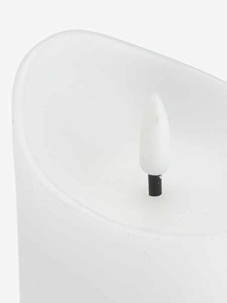 LED-kubbelys NICOLAI Ø8xH13cm hvit