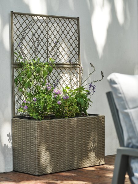 Planter box TRANA W30xL83xH130 natural