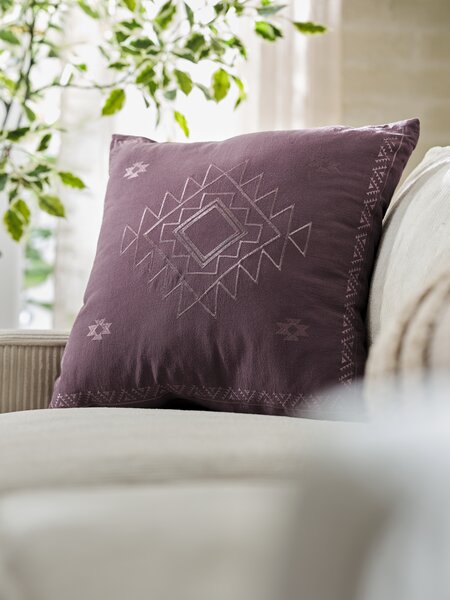Cushion NATTLILJA 45x45 dusty grape