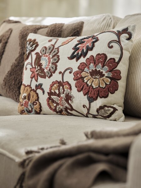 Sierkussen TULIPAN 35x50 beige