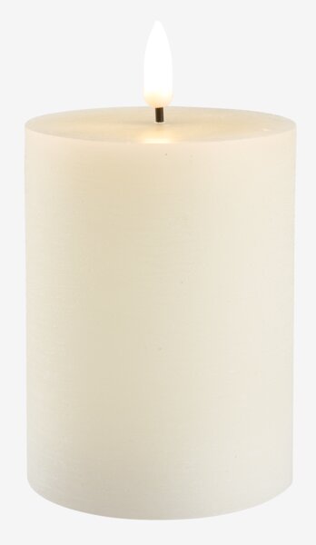 LED-kubbelys DANTE Ø8xH10cm offwhite