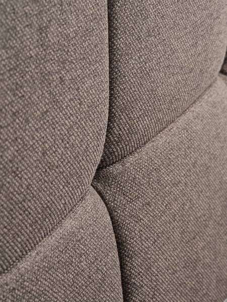 Cadre de lit VEMMELEV a/rangement 90x190 tissu sable foncé