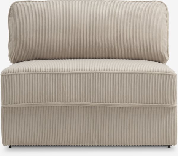 Bäddsoffmodul SJELLE mitt beige tyg