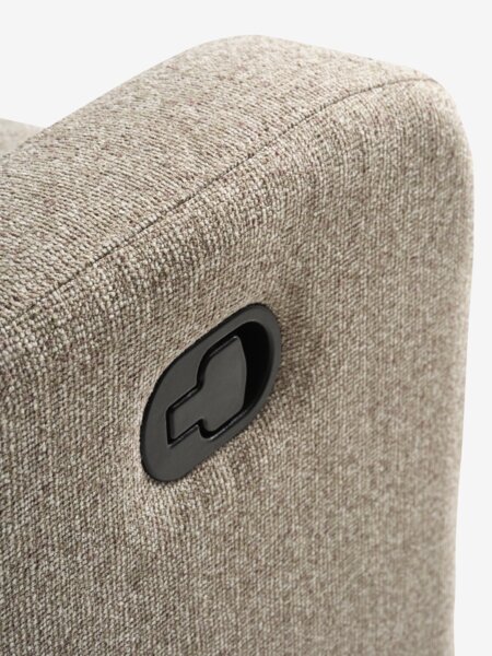 Positionsstol BREDBJERG beige tyg