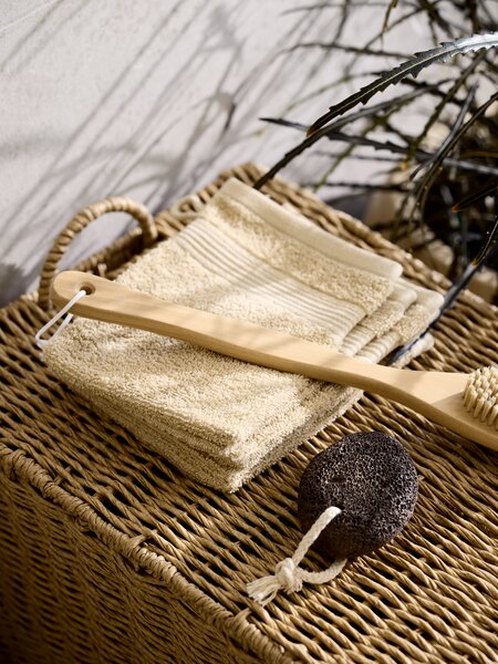 Guanto da bagno KARLSTAD 15x21 cm kaki pallido
