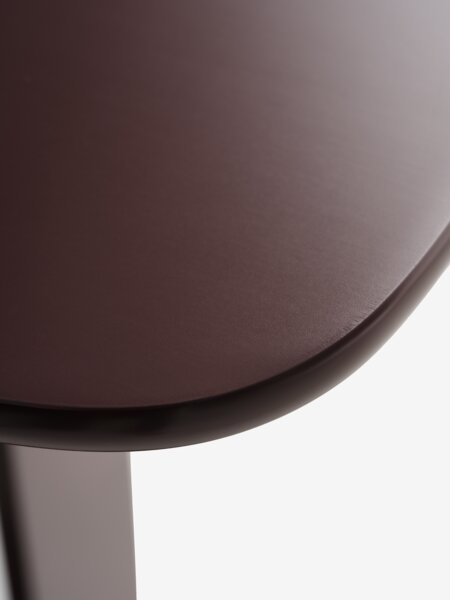 Hjørnebord KARLEBJERG 30x40 aubergine