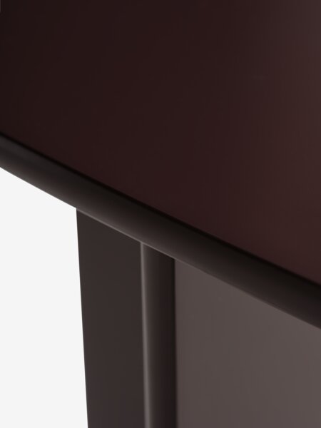Hjørnebord KARLEBJERG 30x40 aubergine