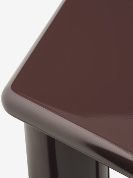 Hjørnebord KLIPPINGE 45x49 aubergine