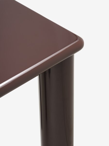 Hjørnebord KLIPPINGE 45x49 aubergine