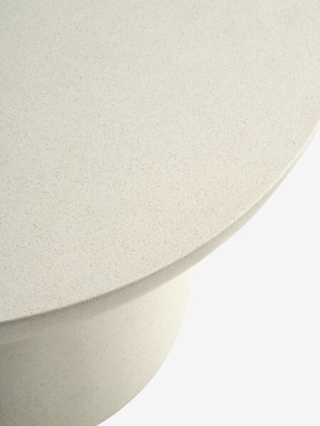 Soffbord LYDUM Ø80 beige fibercement