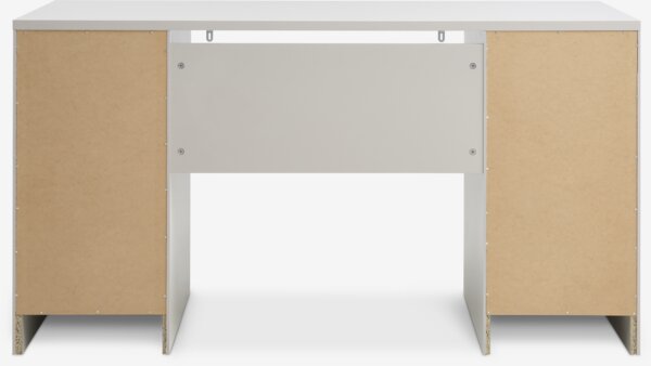 Skrivebord LIMFJORDEN 60x140 1 dør 4 skuffer beige