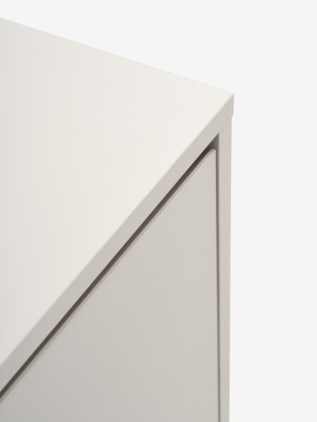 Skrivebord LIMFJORDEN 60x140 1 dør 4 skuffer beige