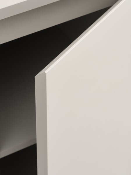 Skrivebord LIMFJORDEN 60x140 1 dør 4 skuffer beige