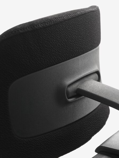 Office chair KARLSLUNDE black mesh/black fabric