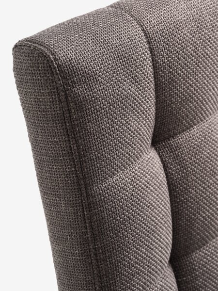 VEDDE D80/160 stol divlji tamni hrast + 4 BJERREBY siva