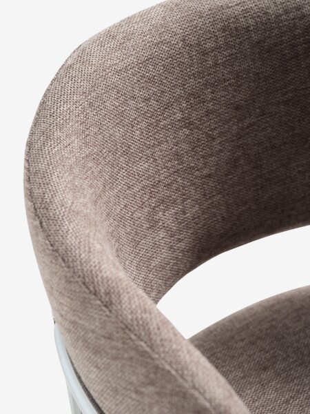 LYNGVIG L180/260 natural oak + 4 RAMSING beige/chrome