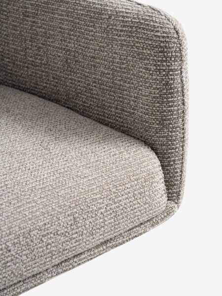 MARSTRAND L200/280 Tisch Eiche natur + 4 VEMMETOFTE beige