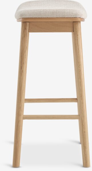 Barstol SALSMOSE beige tyg/natur ek
