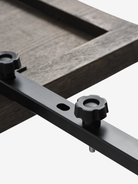 Klaff ROSLEV 95x50 mörk ek