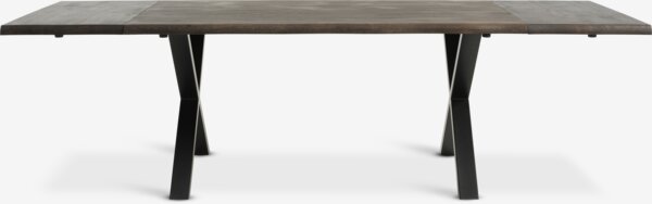 Matbord ROSLEV 95x160 mörk ek/svart