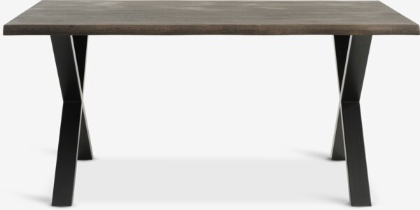 Matbord ROSLEV 95x160 mörk ek/svart
