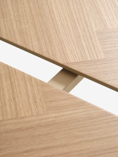 NORDENSKOV L200/280 natural oak + 4 HVIDING natural oak