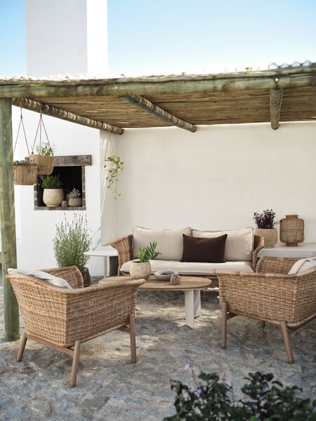 Ensemble lounge KOEPING 4,5 personnes naturel