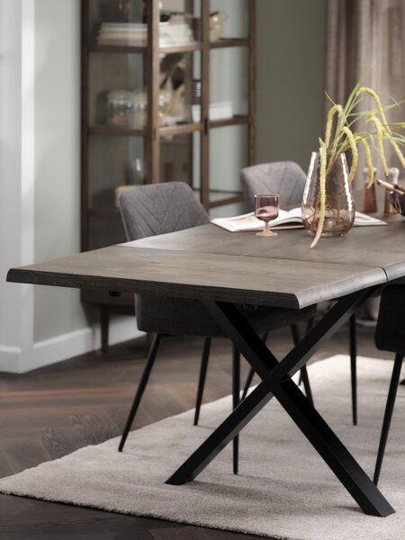 Klaff ROSLEV 95x50 mörk ek