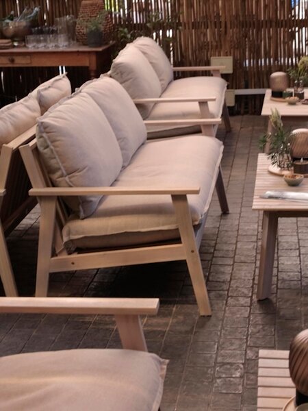 Lounge set SYLTHOLM 4.5 seater hardwood