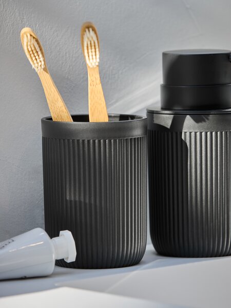 Badeværelsessæt LINDSSDAL 3 stk/sæt sort