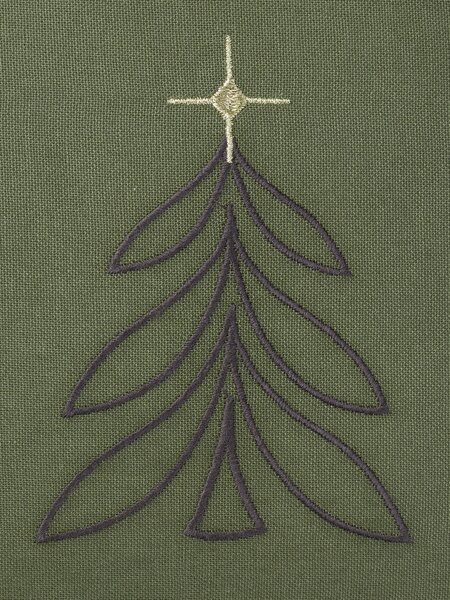 Housse de coussin ELDE 40x60 vert