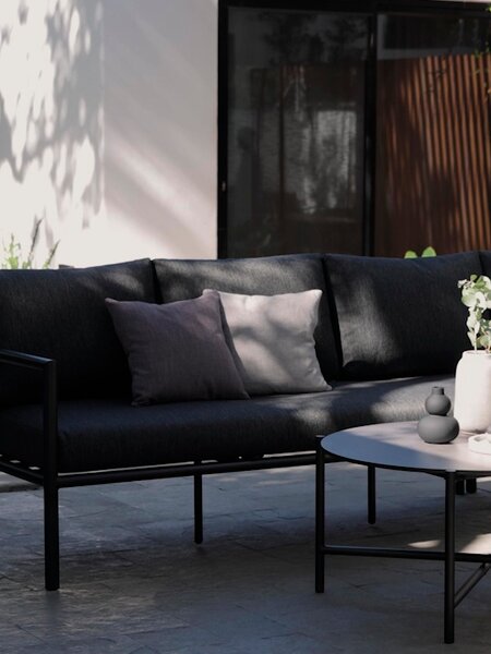 Комплект мебели TAERNABY 7 места черен