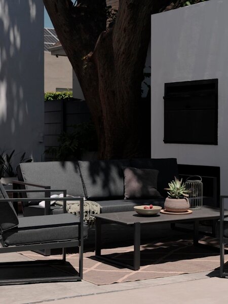 Lounge set VONGE 5pers. black