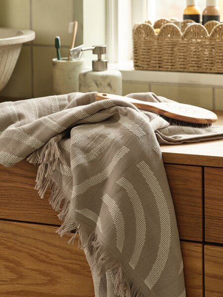 Strandhåndklæde HASSELFORS 80x160 sand