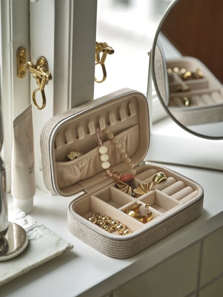 Smykkeskrin TORNELILLA fløjl assorteret